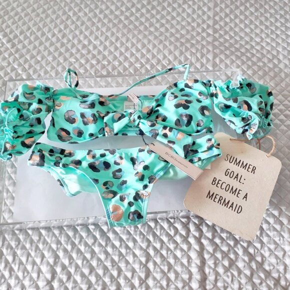 NWT BCBGeneration bandeau bikini top & bottom set, S - Picture 11 of 15